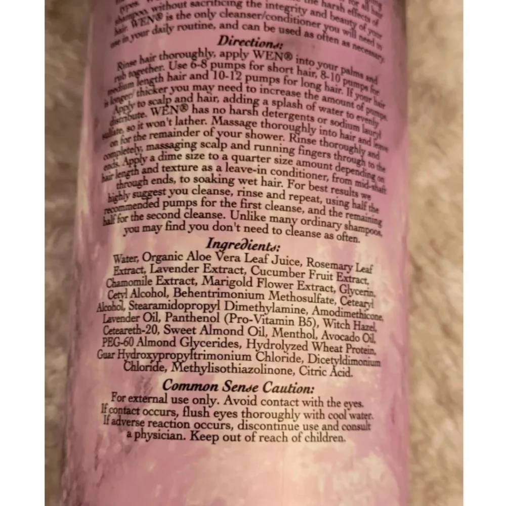 ~WEN by Chaz Dean~LAVENDER CLEANSING CONDITIONER~Super-sized 32 oz  *NEW* - Picture 3 of 4